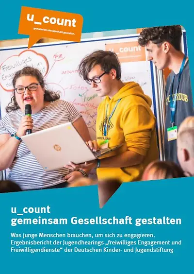 Titelseite Broschüre u_count - gemeinsam Gesellschaft gestalten