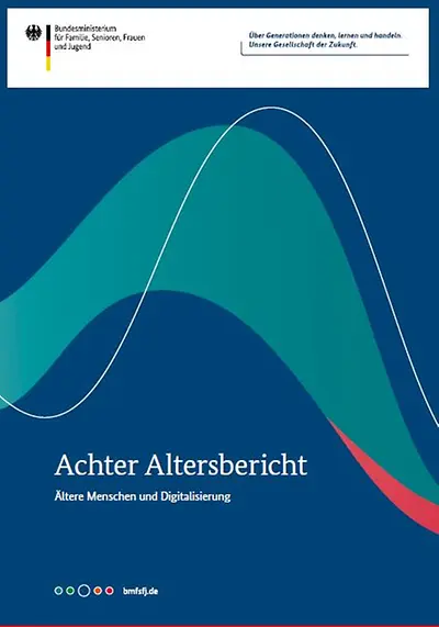 Titelseite Achter Altersbericht der Bundesregierung