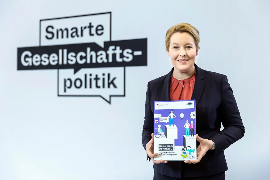 Franziska Giffey präsentiert die "Agenda für eine smarte Gesellschaftspolitik"