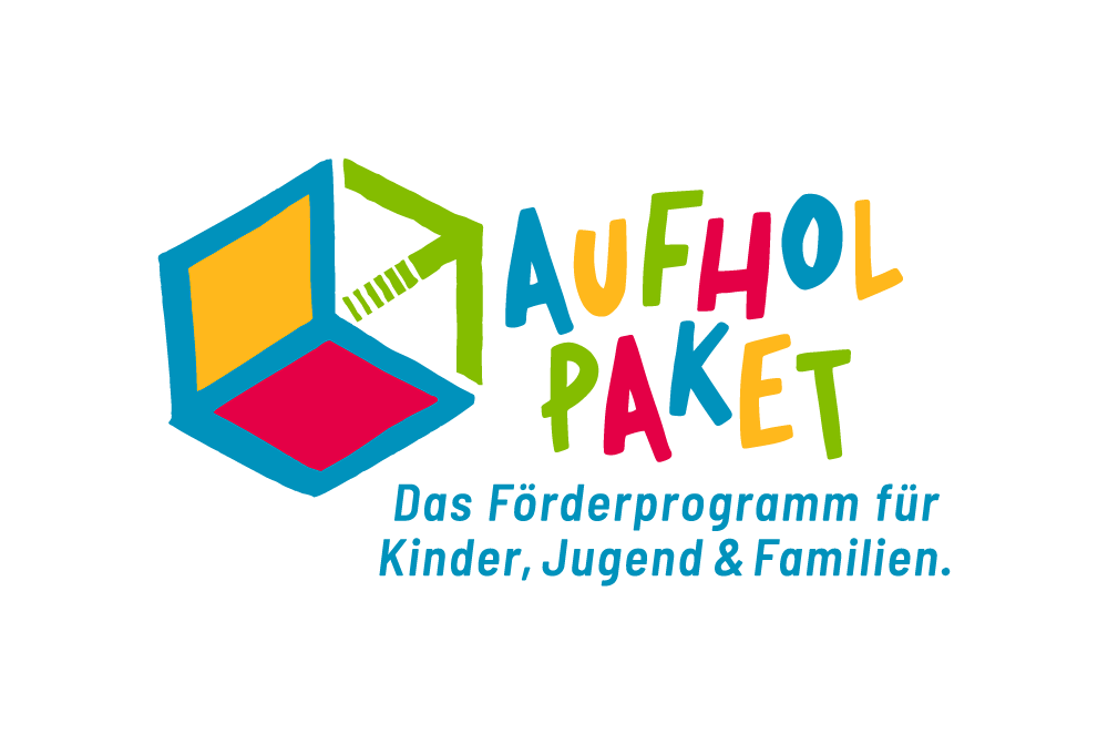 Logo Aufholpaket Das Förderprogramm für Kinder, Jugend und Familien