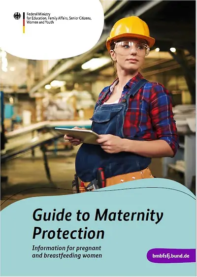 Titelseite Broschüre "Guide to Maternity Protection"