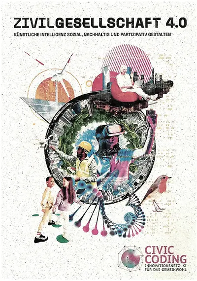 Titelseite: Zivilgesellschaft 4.0 - Künstliche Intelligenz sozial, nachhaltig und partizipativ gestalten