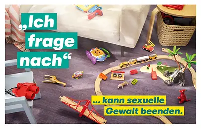Visitenkarte "Schieb deine Verantwortung nicht weg - Motiv Kita-Kind"