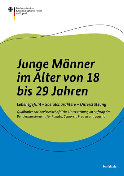 Titelseite der Studie "Junge Männer im Alter von 18 bis 29 Jahren"