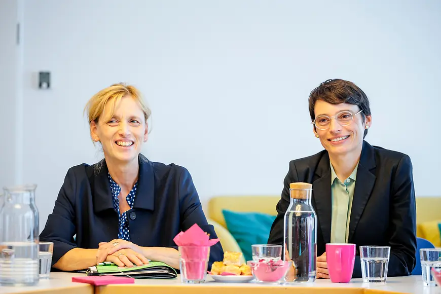 Karin Prien und Josefine Paul