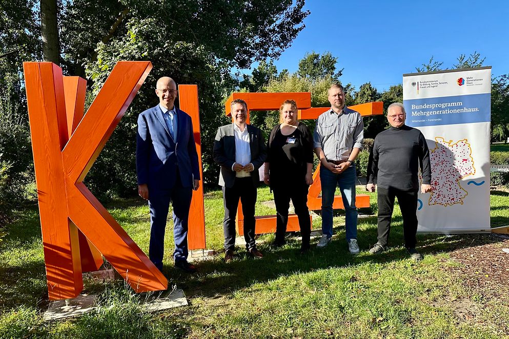 Gruppenfoto mit Michael Brand