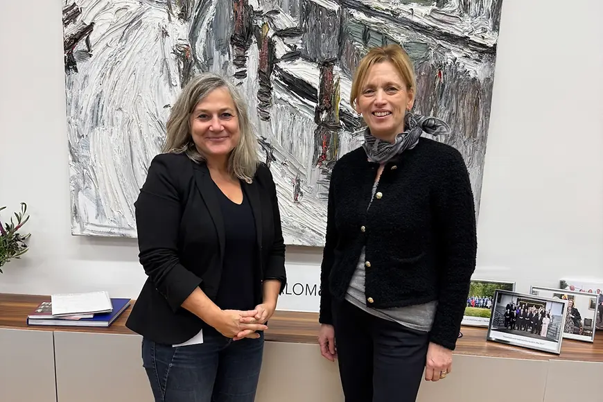 Karin Prien mit Katja Hinze