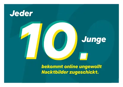 Postkartenmotiv: Jeder 10. Junge bekommt online ungewollt Nacktbilder zugeschickt.