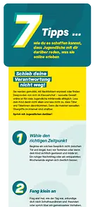 Z-Card: 7 Tipps, wie du es schaffen kannst, dass Jugendliche mit dir darüber reden, was sie online erleben