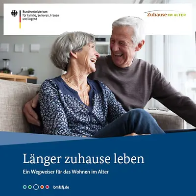Cover der Broschüre "Länger zuhause leben"