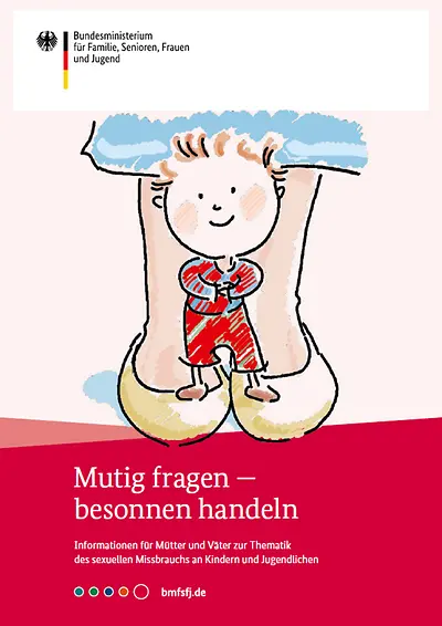 Titelseite der Broschüre Mutig fragen - besonnen handeln