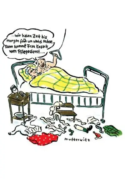 Cover der Postkarte zum Karikaturenwettbewerb "Schluss mit lustig?"