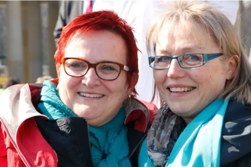 Elke Ferner und Hannelore Buls